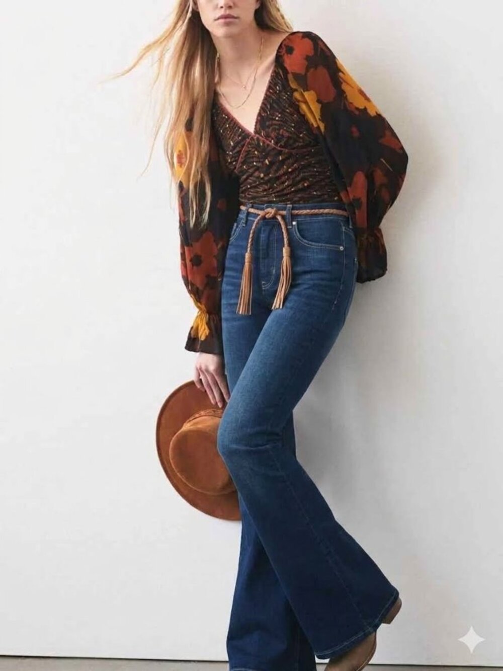 Anthropologie Pilcro NWOT High Rise The Icon Flare Jeans Size 26 Dark Wash